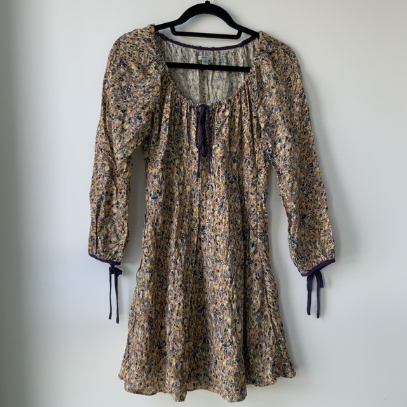 FLORAL MINI DRESS - Picture 1 of 6